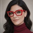 Armação de Óculos Quadrada Oli