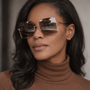 Óculos de Sol Quadrado Edith