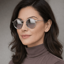 Óculos de Sol Redondo Amber