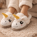 Pantufa de Unicórnio Maravilha - Solado Antiderrapante