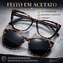 Óculos Gatinho Clip On Vick (2 em 1)