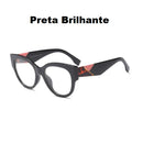 Armação de Óculos Gatinho Alícia