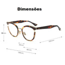 Armação de Óculos Gatinho Cyntia