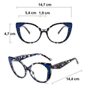 Armação de Óculos Gatinho Eloá - Eleganzi