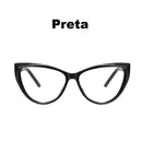 Armação de Óculos Gatinho Kessy - Eleganzi