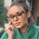 Armação de Óculos Quadrada Glitter - Eleganzi