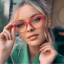 Armação de Óculos Quadrada Glitter - Eleganzi