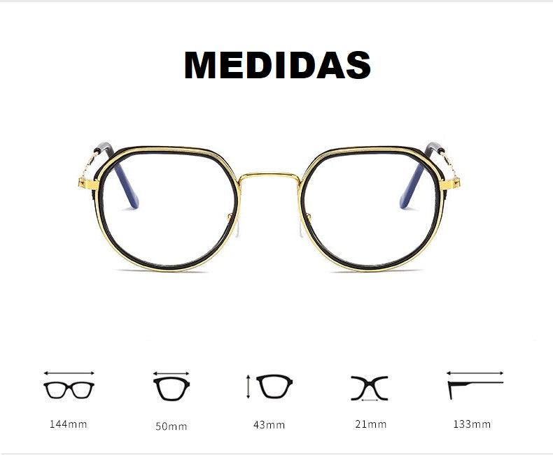 Armação de Óculos Redonda Madeline - Eleganzi