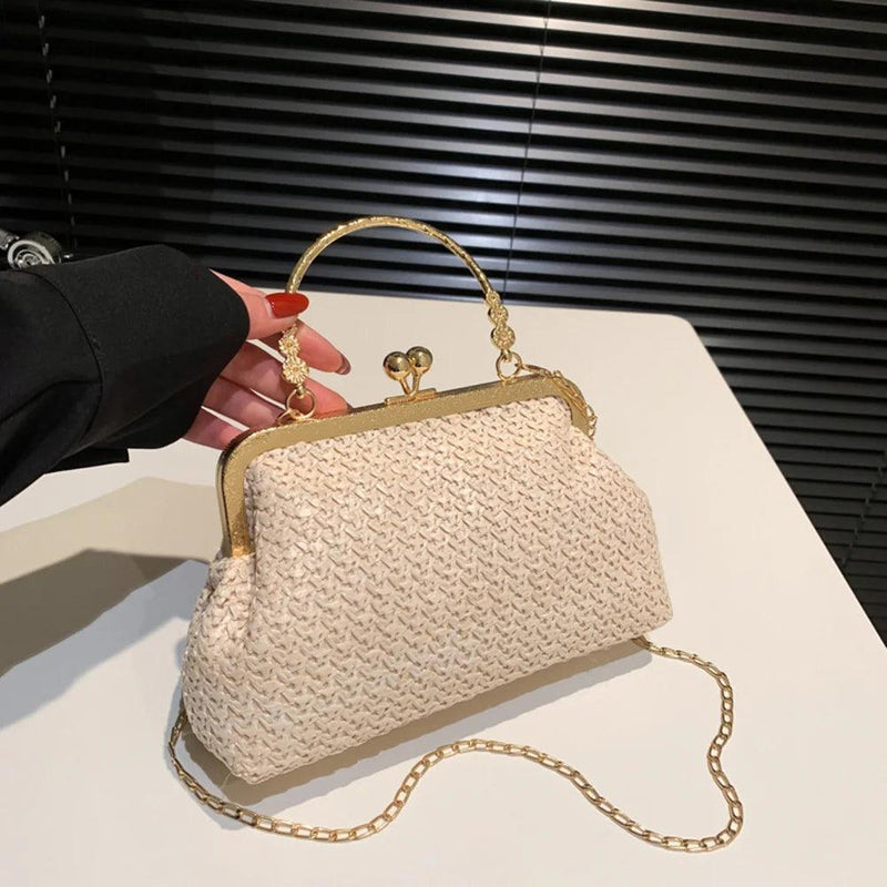 Bolsa Transversal de Palha Palmarina - Eleganzi