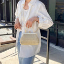 Bolsa Transversal de Palha Palmarina - Eleganzi