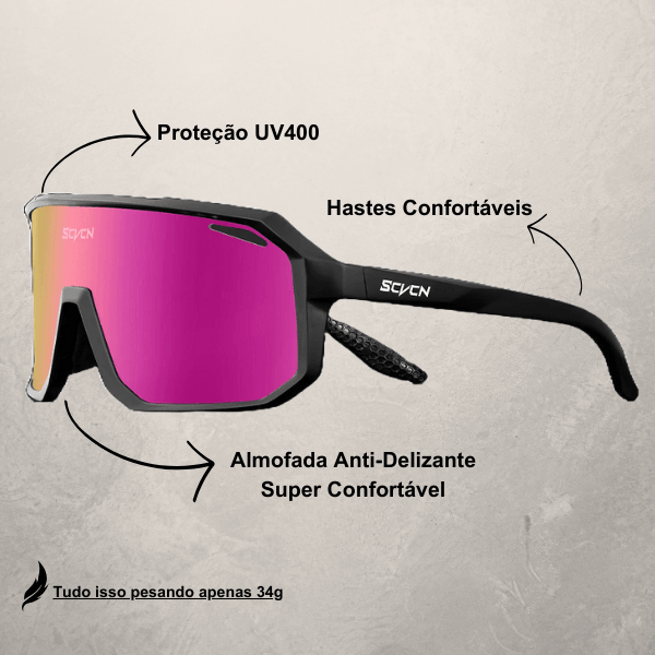 Óculos de Sol Esportivo SandMax - Eleganzi