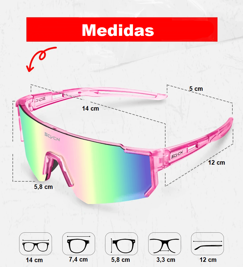 Óculos de Sol Esportivo Tropicale - Eleganzi