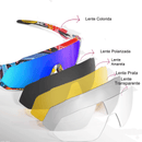 Óculos de Sol Esportivo VisionX (5 em 1) - (Clip On) - Eleganzi