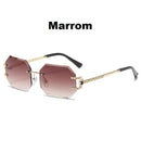 Óculos de Sol Poligonal Maeva - Eleganzi