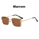 Óculos de Sol Quadrado Amélie - Eleganzi
