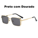 Óculos de Sol Quadrado Amélie - Eleganzi