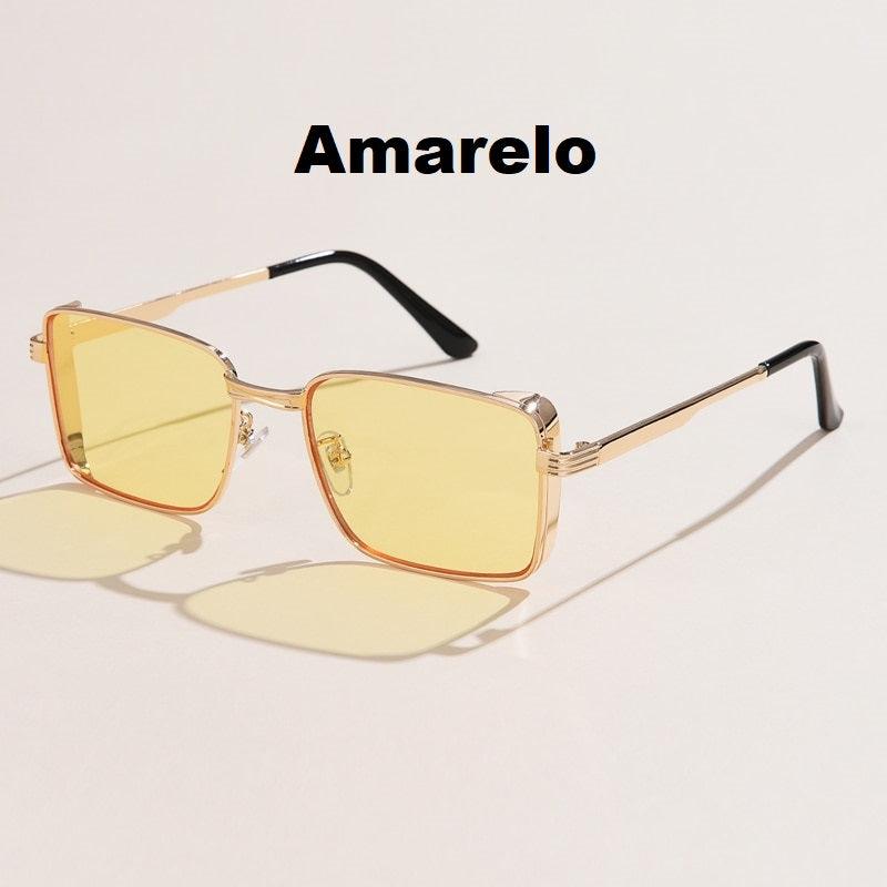 Óculos de Sol Quadrado Amélie - Eleganzi
