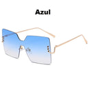 Óculos de Sol Quadrado Genevie - Eleganzi