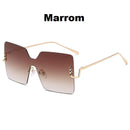 Óculos de Sol Quadrado Genevie - Eleganzi