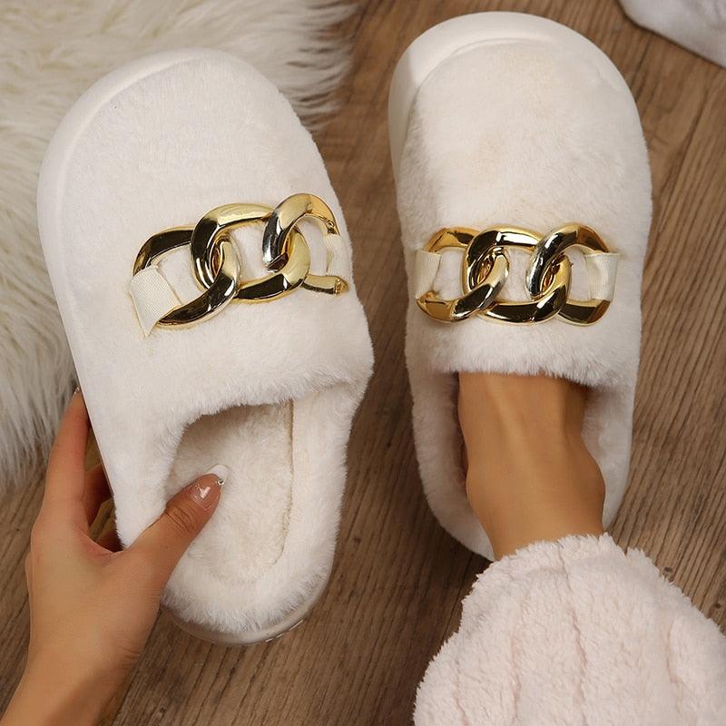 Pantufa Aura - Solado Antiderrapante - Eleganzi