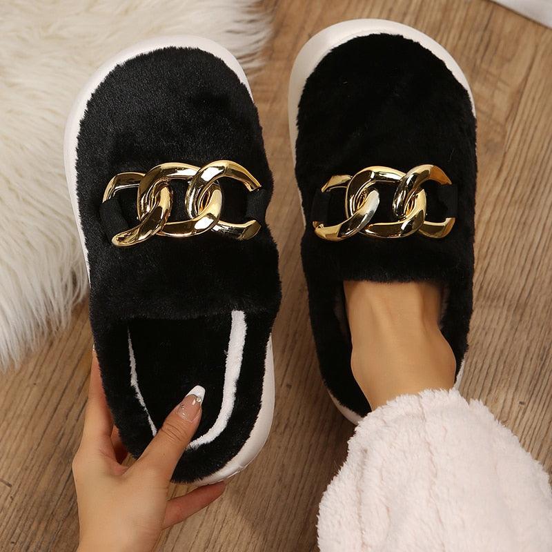 Pantufa Aura - Solado Antiderrapante - Eleganzi