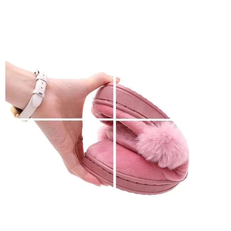 Pantufa Coelha Brisa - Solado Antiderrapante - Eleganzi