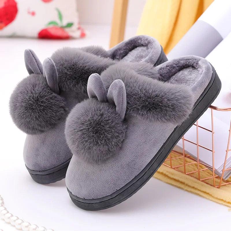 Pantufa Coelha Brisa - Solado Antiderrapante - Eleganzi