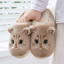 Pantufa Gata Luna - Solado Antiderrapante - Eleganzi