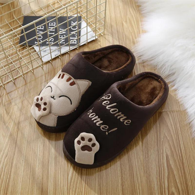Pantufa Gata Poppy - Solado Antiderrapante - Eleganzi