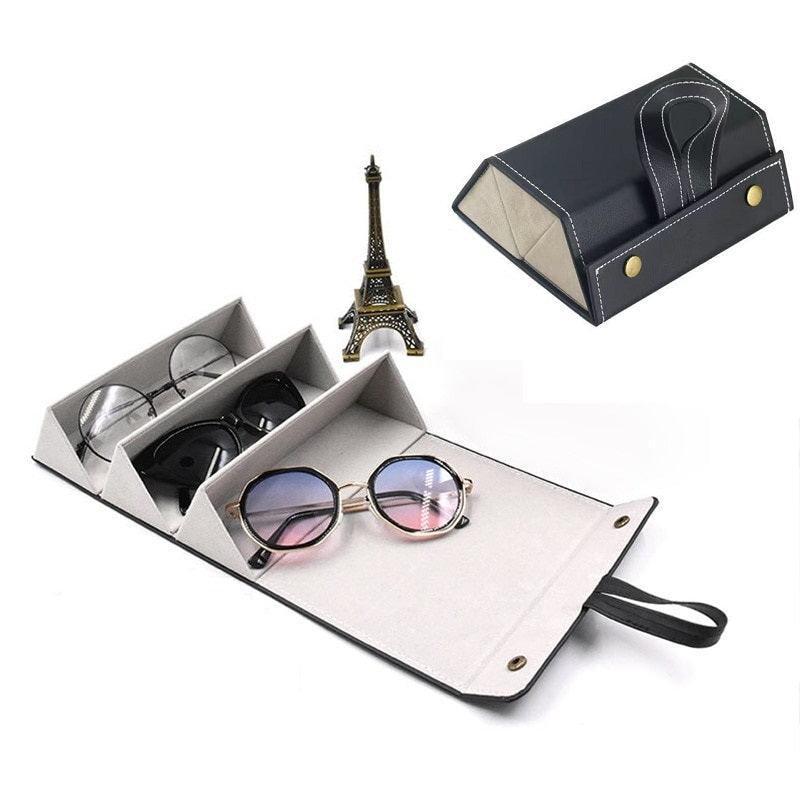 Super Organizador Portátil para 3 Óculos - Eleganzi