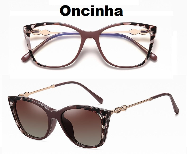 Óculos Clip On Leona (2 em 1)