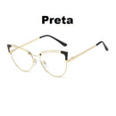 Armação de Óculos Gatinho Agatha - Eleganzi