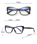 Armação de Óculos Gatinho Anne - Eleganzi