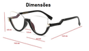 Armação de Óculos Gatinho Isabel - Eleganzi