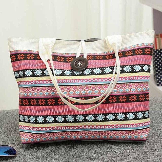 Bolsa de Ombro Listrada - Eleganzi