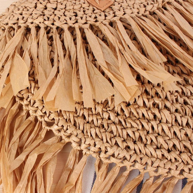 Bolsa de Ombro Palha Lint - Eleganzi