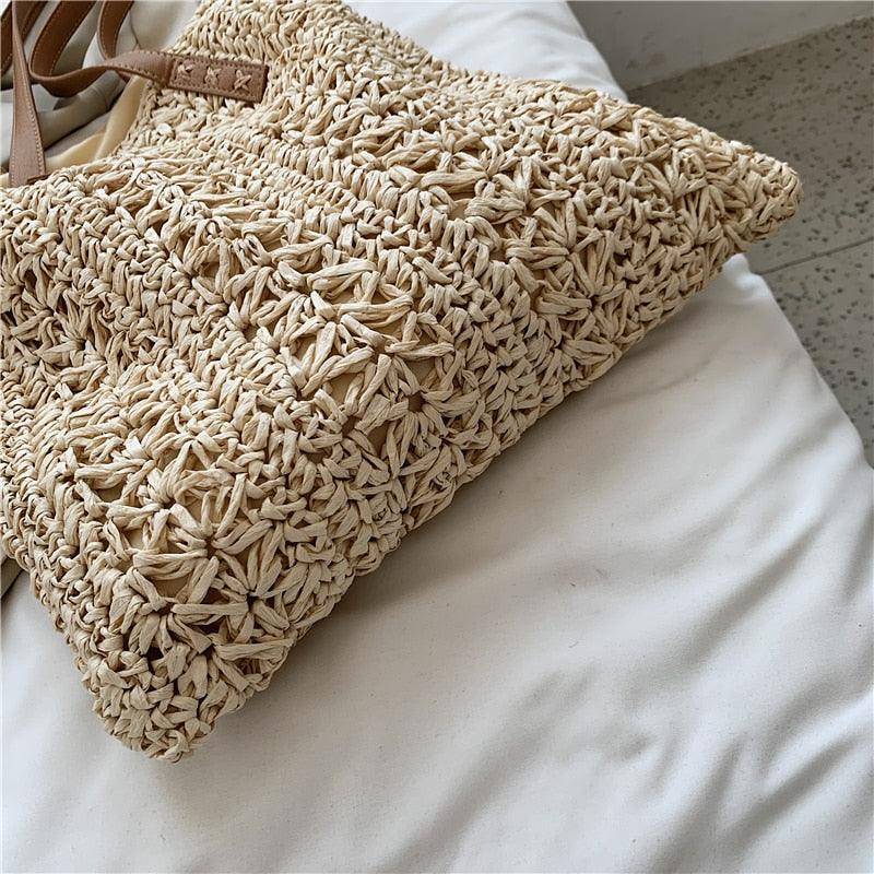Bolsa de Ombro Palha Miami - Eleganzi