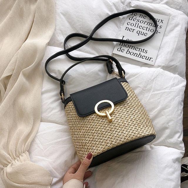 Bolsa Transversal de Palha - Eleganzi