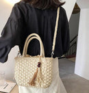 Bolsa Transversal de Palha Ipanema - Eleganzi