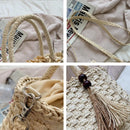 Bolsa Transversal de Palha Ipanema - Eleganzi