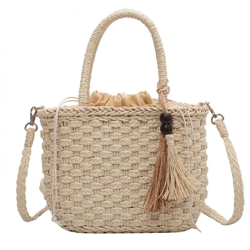 Bolsa Transversal de Palha Ipanema - Eleganzi