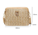 Bolsa Transversal de Palha March - Eleganzi