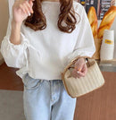 Bolsa Transversal de Palha Mary - Eleganzi