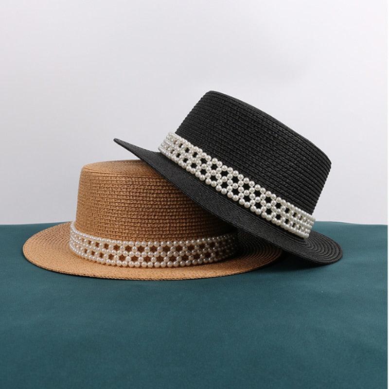 Chapéu Feminino Booter com Pérolas - Eleganzi