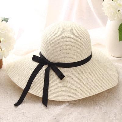 Chapéu Feminino Floppy de Praia com Lacinho - Eleganzi