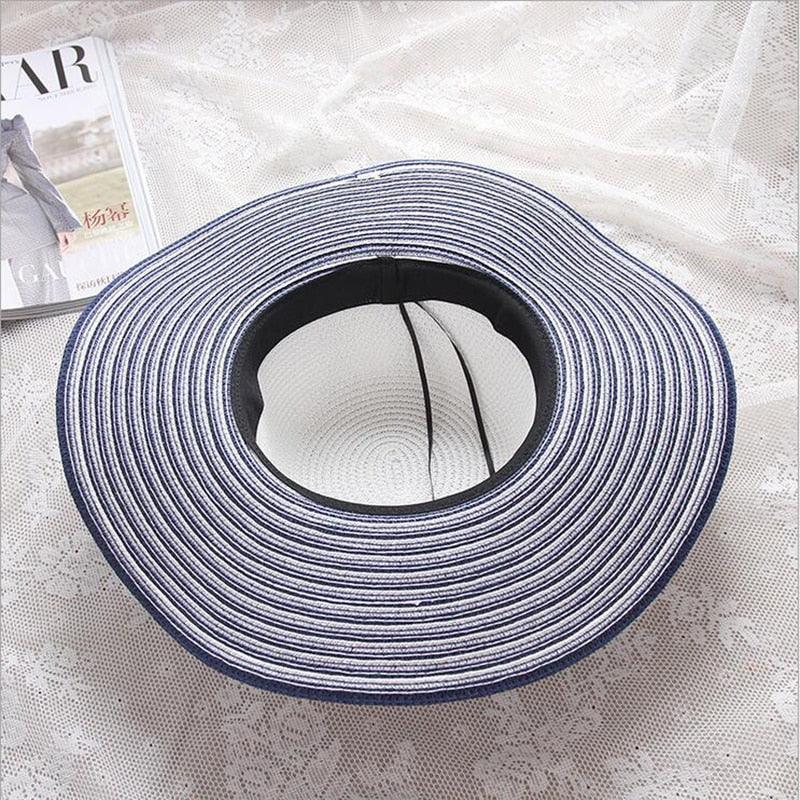 Chapéu Feminino Floppy Listrado Jane - Eleganzi