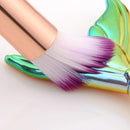 Kit 10 Pincéis de Maquiagem Sereia - Eleganzi