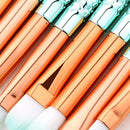 Kit 10 Pincéis de Maquiagem Sereia - Eleganzi