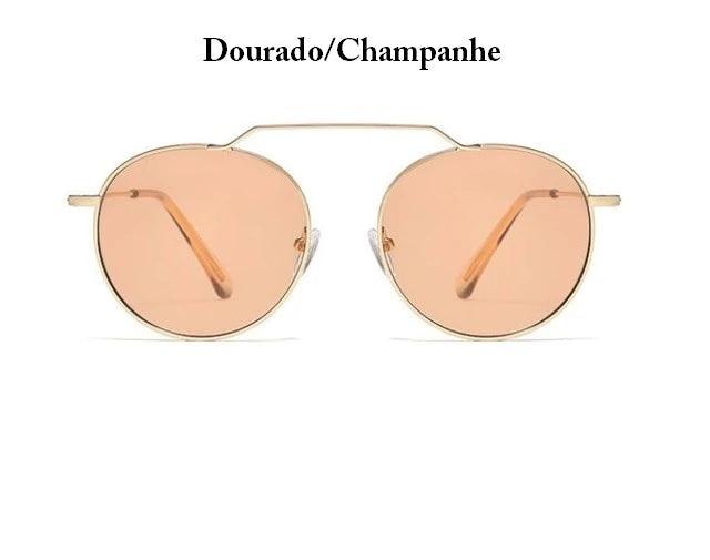 Óculos de Sol Clássico Oval Lançamento - Eleganzi