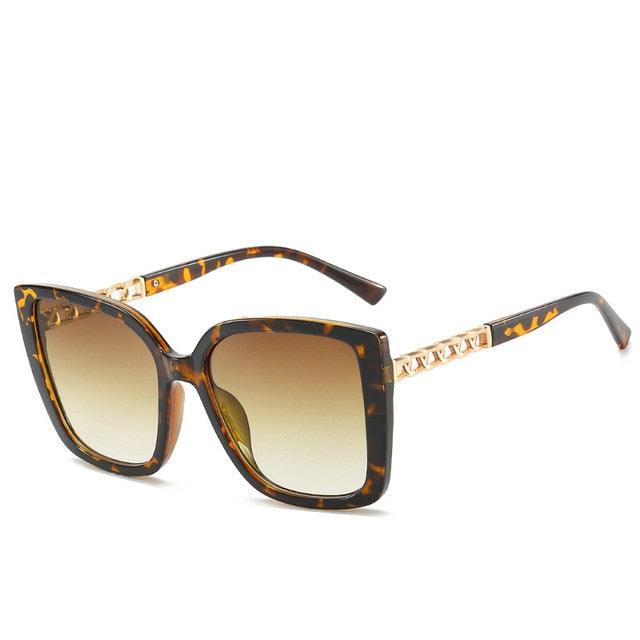 Óculos de Sol Quadrado Gatinho - Eleganzi